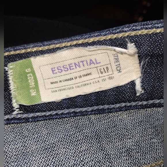 Gap Jeans Dark Blue Denim Jeans 16R - Picture 2 of 11